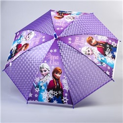 Зонт детский «Anna & Elsa», Холодное сердце Ø 84 см
