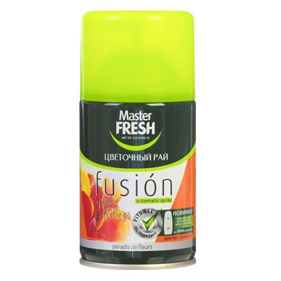 Освежитель воздуха Master FRESH Fusion "Цветочный рай", сменный баллон, 250 мл