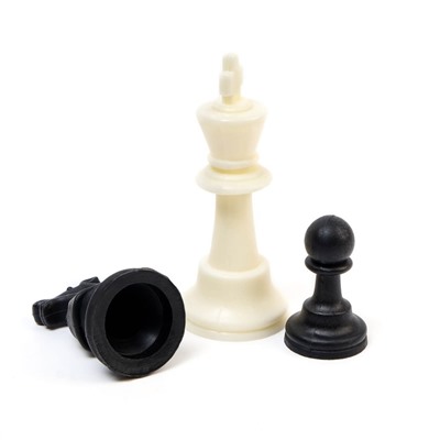 Шахматы гроссмейстерские (доска дерево 41х41 см, фигуры пластик, король h=9 см)