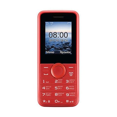 Сотовый телефон Philips E106, красный