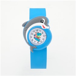 Часы наручные детские "Кит", синие