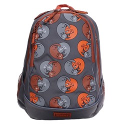 Рюкзак молодежный, Grizzly RD-041, 40x29x20 см, эргономичная спинка, отделение для ноутбука, «Коты»