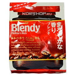 Кофе растворимый «Мока» Blendy AGF (м/у), Япония, 70 г