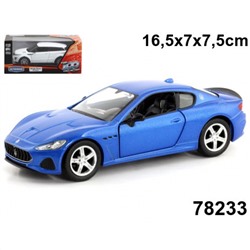 AutoTime мод. 73827 1:32 Maserati Granturismo MC 2018 синий