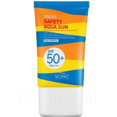 SCINIC Солнцезащитный крем ENJOY Safety AQUA SUN SPF50+PA++(50 мл)