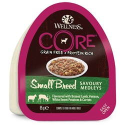 Консервы CORE SMALL BREED для собак мелких пород, баранина/оленин/картофель/морковь, 85 г