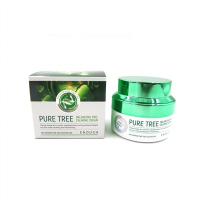 [Enough] Крем с экстрактом чайного дерева, Pure Tree Balancing Pro Calming Cream, 50 мл.