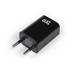 Сетевое зарядное устройство GAL, USB, 1А, белый