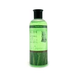 FarmStay Aloe Visible Difference Fresh Toner Увлажняющий тонер с экстрактом алоэ, 350 мл