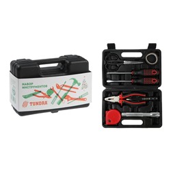 Набор инструментов в кейсе TUNDRA "С Новым Годом", подарочная упаковка, 8 предметов