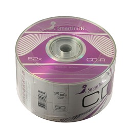 Диск CD-R SmartTrack, 52x, 700 Мб, Спайка, 50 шт