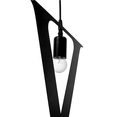 Светильник подвесной "VIBE" 4х40Вт E27 черный