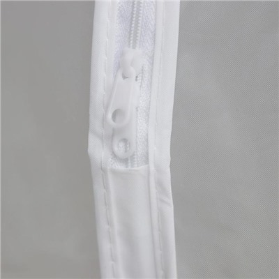 Чехол для одежды плотный Доляна, 60×100×30 см, PEVA, цвет белый