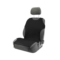 Чехол-майка TORSO на переднее сиденье, цвет черный, набор 2 шт