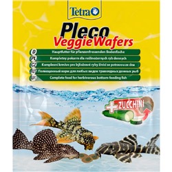 Корм Tetra Pleco Veggie Wafers для рыб, 15 г.