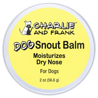 Charlie & Frank, бальзам для увлажнения носа собаки, 56,6 г (2 унции)