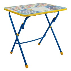 Детский стол от набора мебели "Никки" складной, с рисунком, МИКС