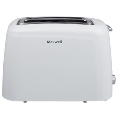 Тостер Maxwell MW-1504, 750 Вт, 2 тоста,  белый