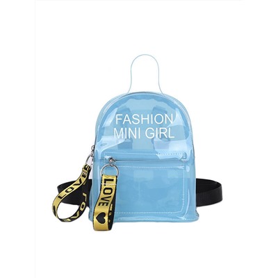 Рюкзак для девочки MINI GIRL, голубой