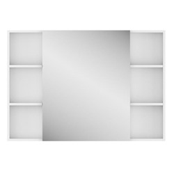 Шкаф-зеркало "Джелла" 105, белое