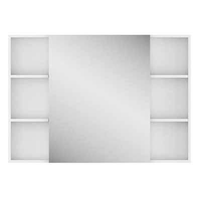 Шкаф-зеркало "Джелла" 105, белое