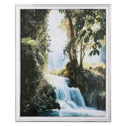 Картина "Лесной водопад" 28х38 см