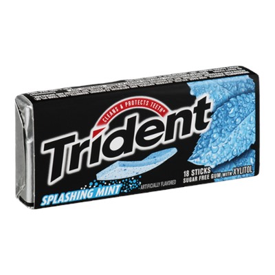 Жев резинка Trident Splashing Mint (Цена указана за блок) (США)  арт. 817517