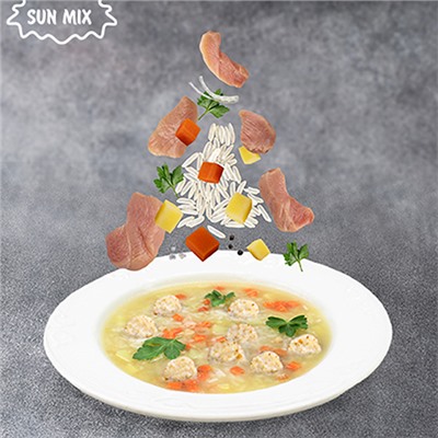 Суп с фрикадельками Sun Mix 338г