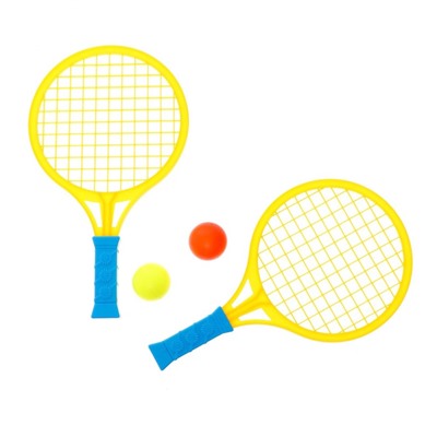 Набор ракеток «Крутой теннис», 2 ракетки, 2 шарика, цвет МИКС