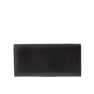Стильный женский кошелек Guool из эко-кожи черного цвета.