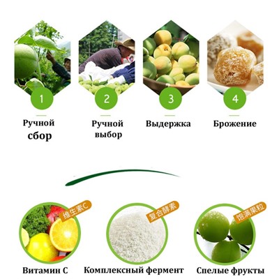 Зеленая ферментированная слива для похудения