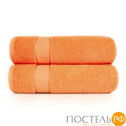 (4251) Набор из 2 полотенец Eleganta (Marakesh) 50х80 см махра 390 г/м2, 4251 кораллово-оранжевый