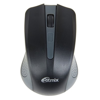 Мышь Ritmix RMW-555, беспроводная, оптическая, 1000 dpi, USB, серая