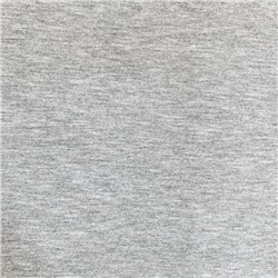Ткань на отрез футер с лайкрой 1643 цвет серый меланж