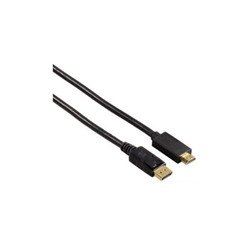 Кабель Display Port Hama H-54594, DisplayPort (m), HDMI (m), 1.8 м, позолоченные контакты