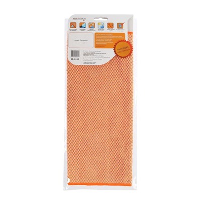 Салфетка Airline из микрофибры и коралловой ткани, оранжевая, 35х40 см