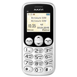 Сотовый телефон Maxvi B1 белый