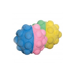 Игрушка Мяч-мина двухцветный для кошек 4см 13АГ
