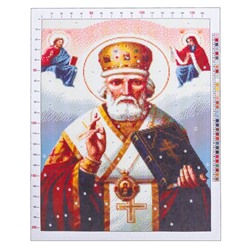 Канва для вышивания с рисунком «Святитель Николай», 47 х 39 см