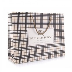 Подарочный пакет Burberry (43x34) широкий