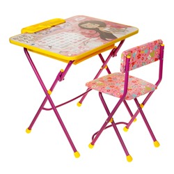 Набор детской мебели «Никки. Маленькая принцесса» складной, цвета стула МИКС