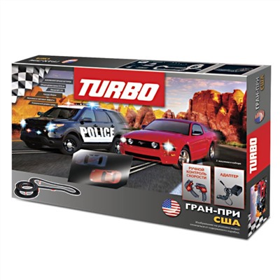 Трек TURBO JJ44-2  машинки2шт., l=978см, в/к 80*52,5*10см