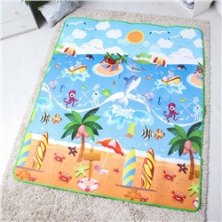 Коврик детский на фольгированной основе «Солнечный пляж», размер 177х145 см