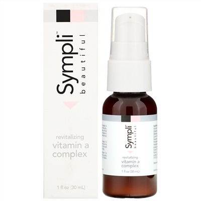 Sympli Beautiful, Восстанавливающий комплекс с витамином A, 30 мл (1 жидк. унция)