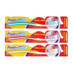 Мэгги. Зубная щетка Fresh & White Total care средней жесткости 4761