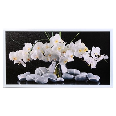 Картина "Белые орхидеи"  103*53см