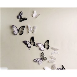 Прозрачные реалистичные бабочки 3D HZ-101