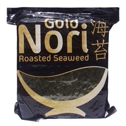 Жареные водоросли нори Gold Uramaki Special (100 листов), Китай, 250 г Акция