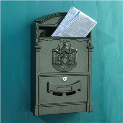 Ящик почтовый №4010, тёмно-зелёный