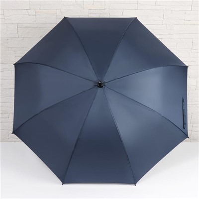 Зонт - трость полуавтоматический «Однотонный», 8 спиц, R = 60 см, цвет МИКС